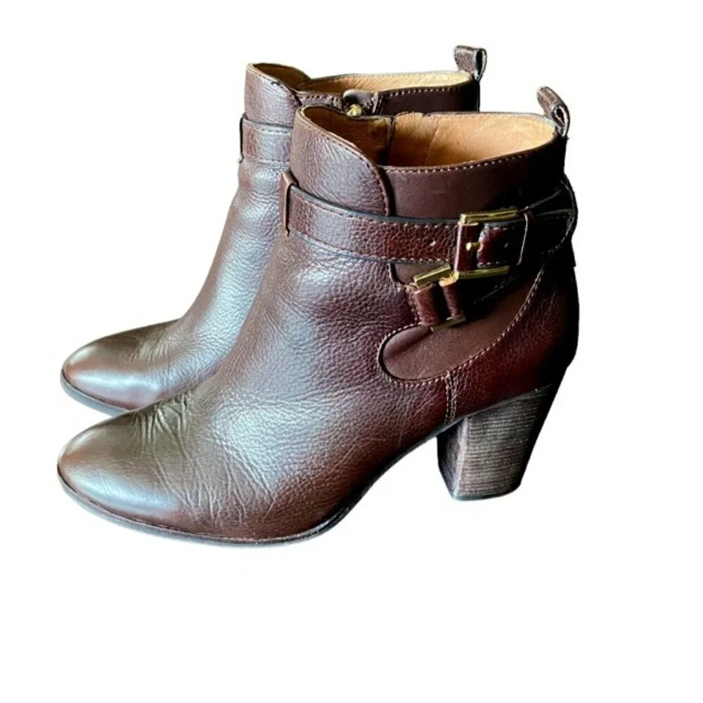 Louise Et Cie Vianne Brown Leather Boots 9